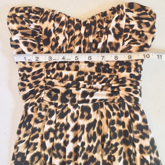 🐬 CLEARANCE ITEM: Twenty One Animal Print Strapless Dress/Tunic Top - Picture 5 of 8